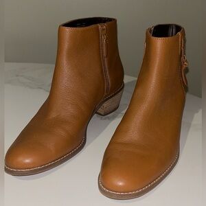 Cole Haan Brown Leather Ankle Booties